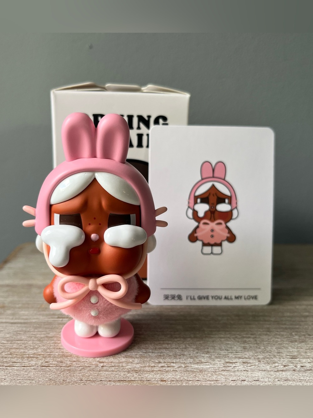 POPMART Crybaby Crying Again Series I’ll give you all my Love Figure